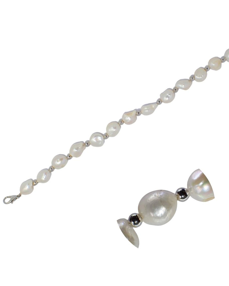 Men's Baroque Pearl Bracelet