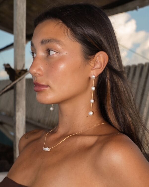 Pearl Drop Earrings