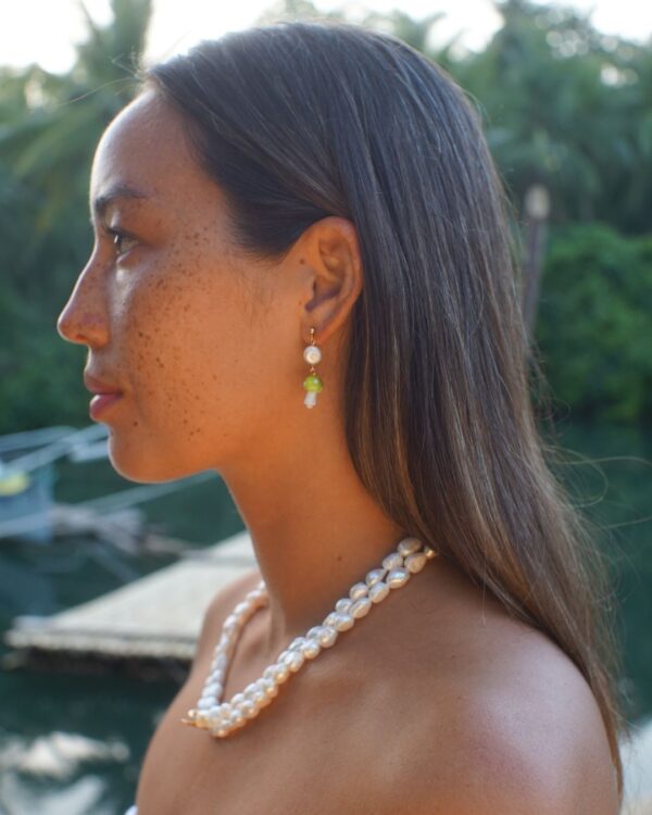 Mushroom Baroque Earrings