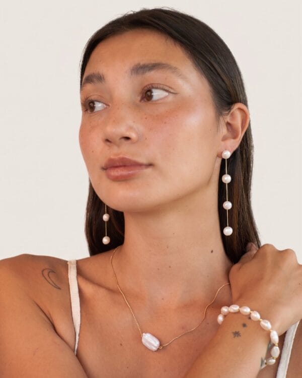 Pearl Drop Earrings