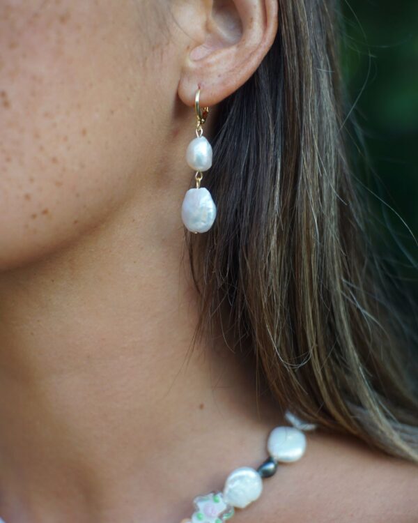 Hoop Baroque Earrings