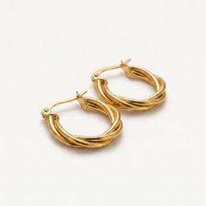Freya Gold Hoop Earrings