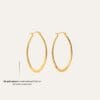 42 Inara Gold Hoop Earrings