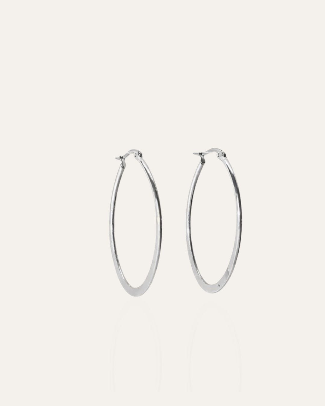43 Inara Silver Hoop Earrings