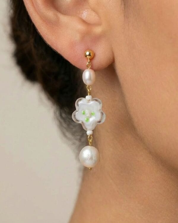 44 Flower Baroque Earrings