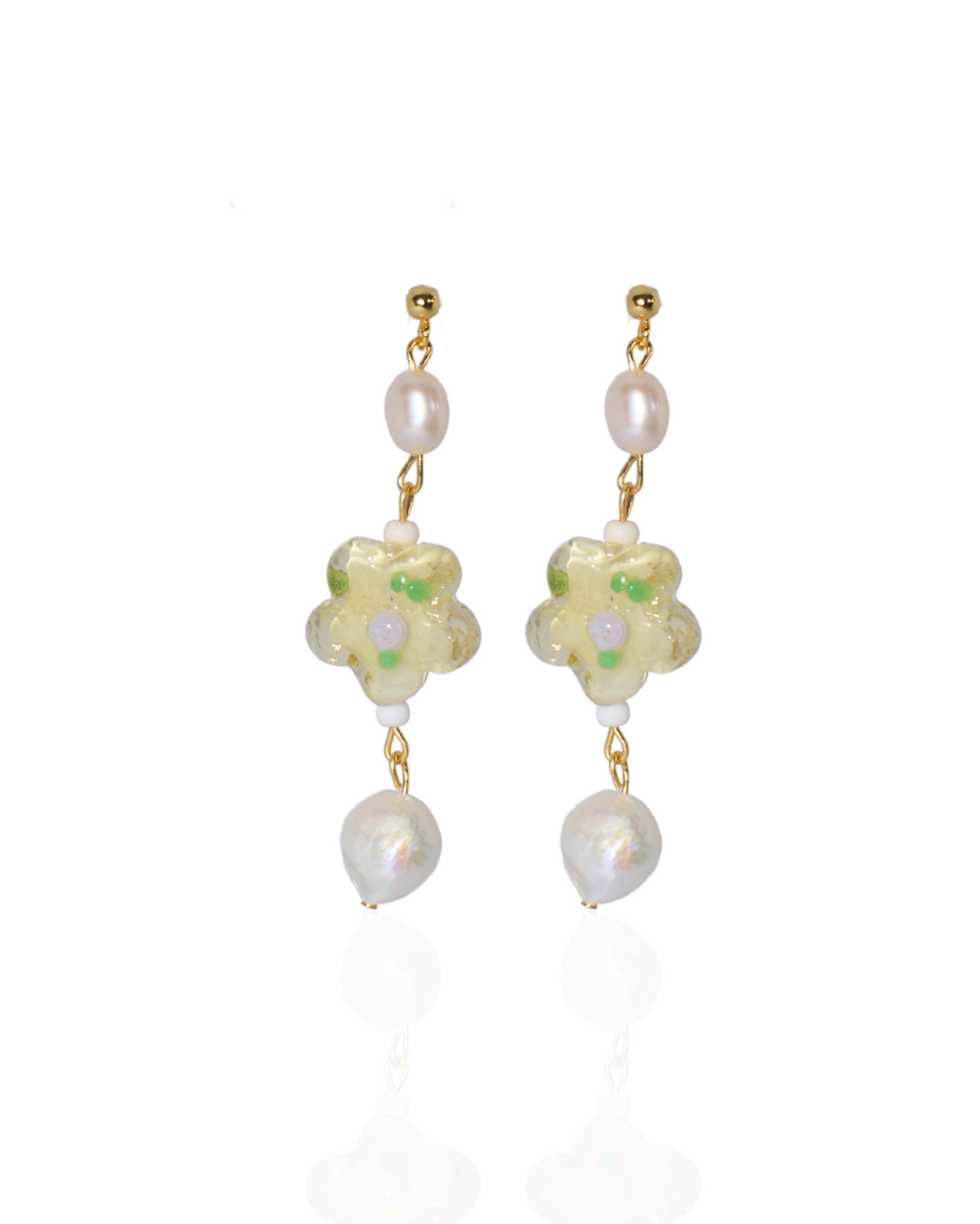 Flower Baroque Earrings