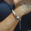 Men’s Pearl Bracelet with Black Pearls