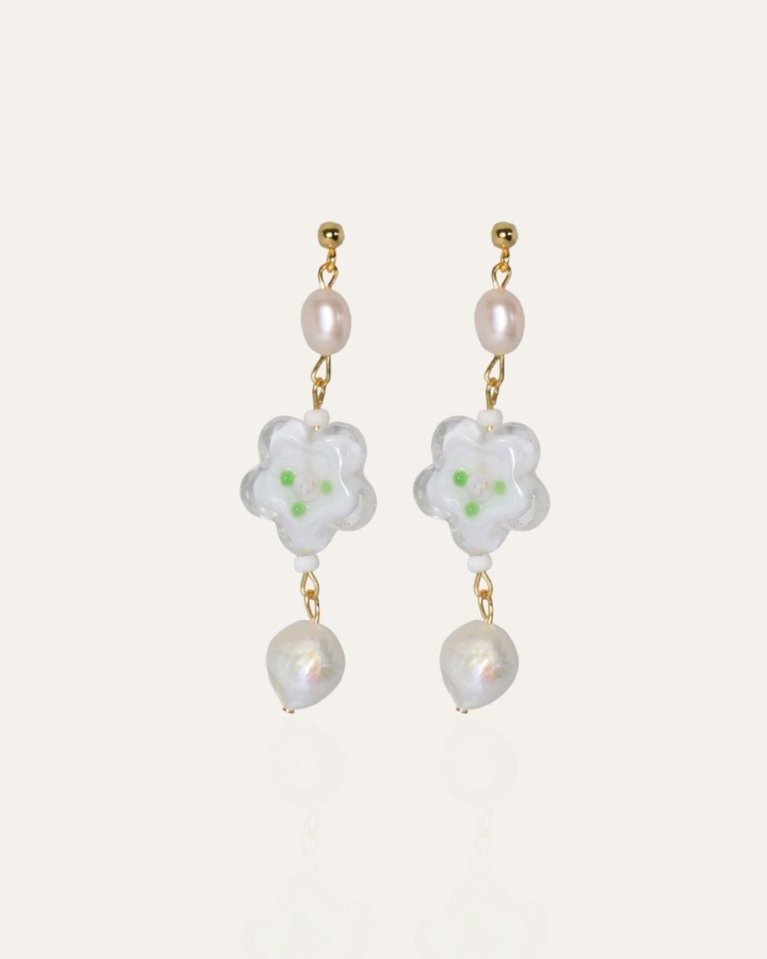 55 Flower Baroque Earrings