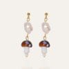 Mushroom Baroque Earrings