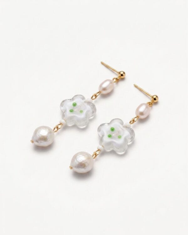 Flower Baroque Earrings