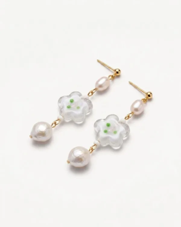 Flower Baroque Earrings