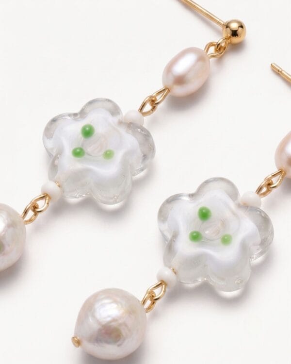 Flower Baroque Earrings