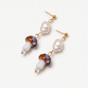 Mushroom Baroque Earrings