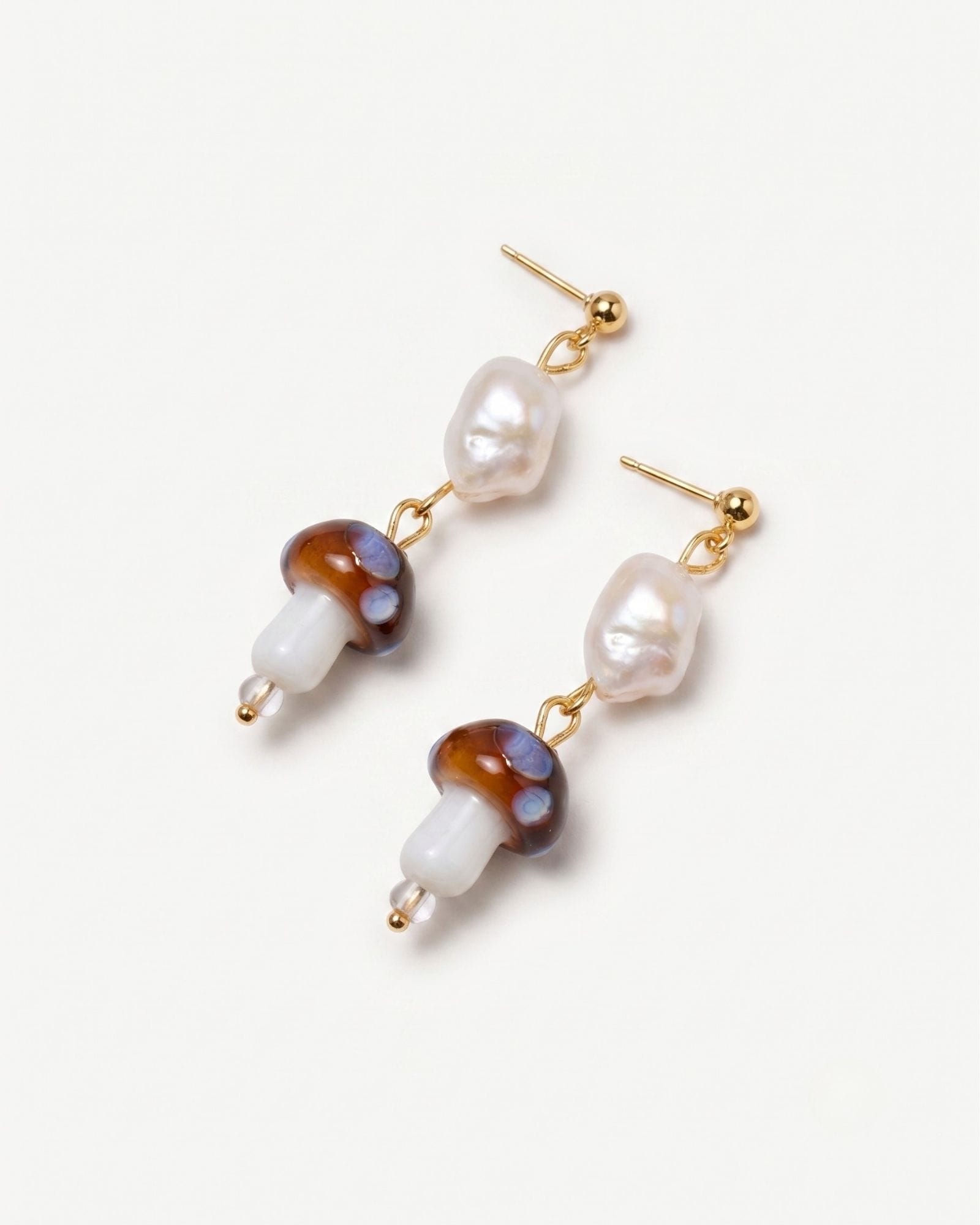 Mushroom Baroque Earrings