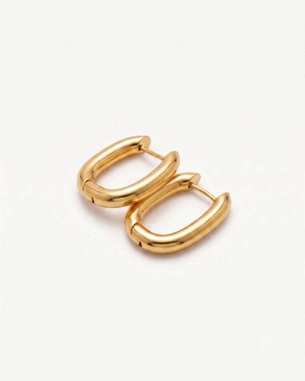 Aurora Gold Hoop Earrings