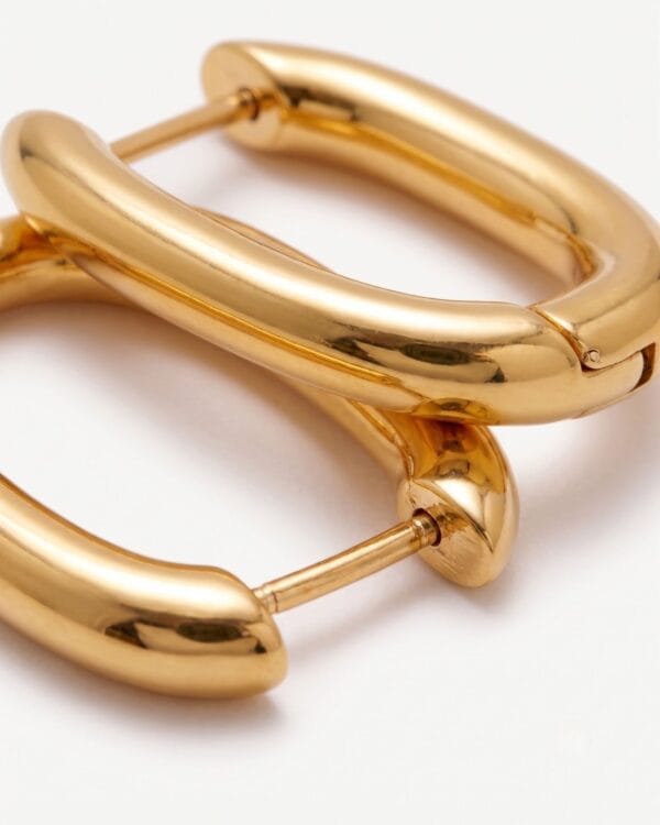 Aurora Gold Hoop Earrings