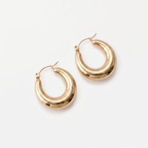 Maia Gold Hoop Earrings