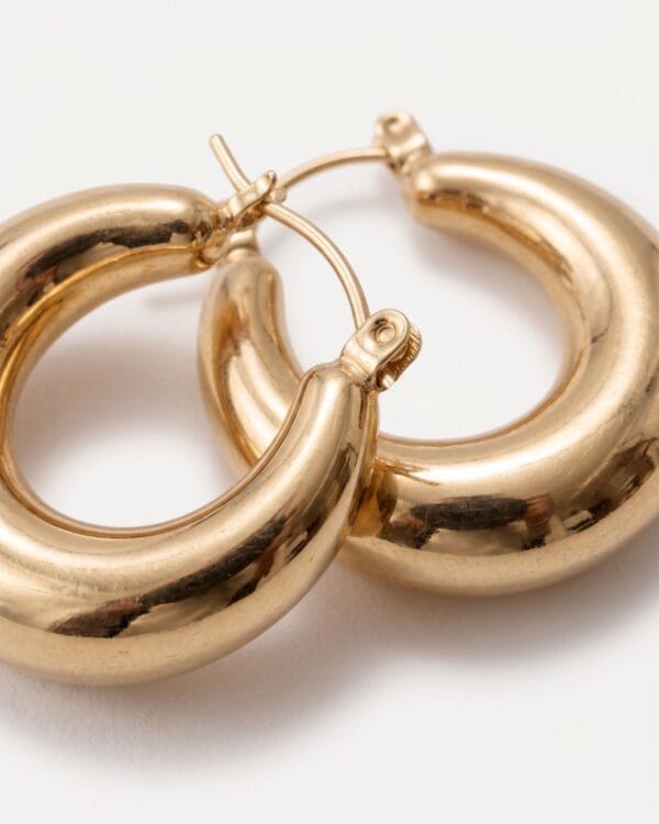 Maia Gold Hoop Earrings
