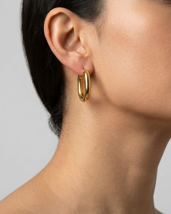Aurora Gold Hoop Earrings