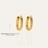 Aurora Gold Hoop Earrings