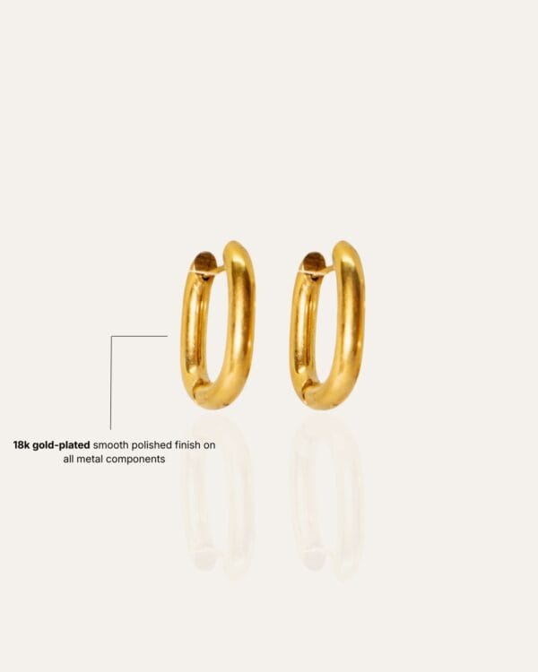 Aurora Gold Hoop Earrings