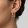 Freya Gold Hoop Earrings
