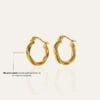 Freya Gold Hoop Earrings