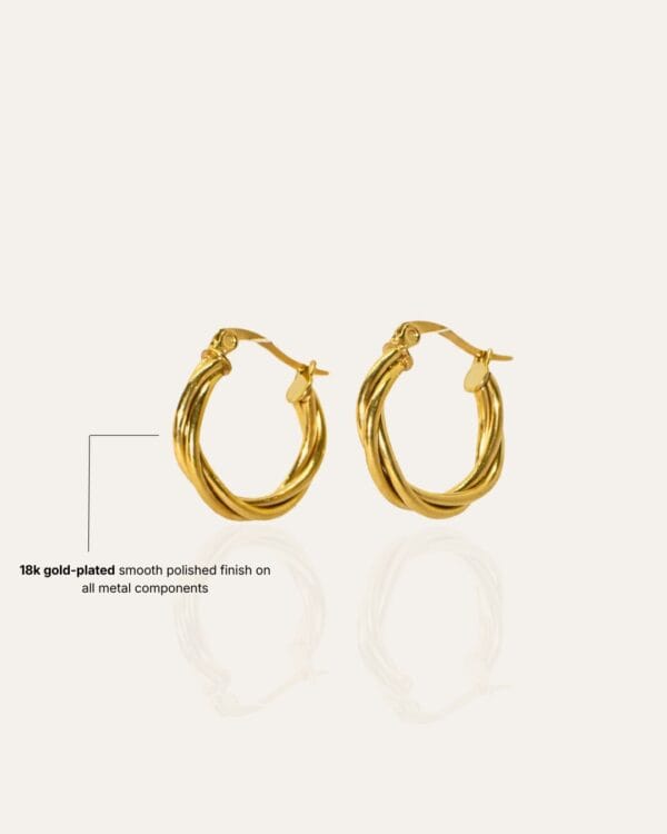 Freya Gold Hoop Earrings