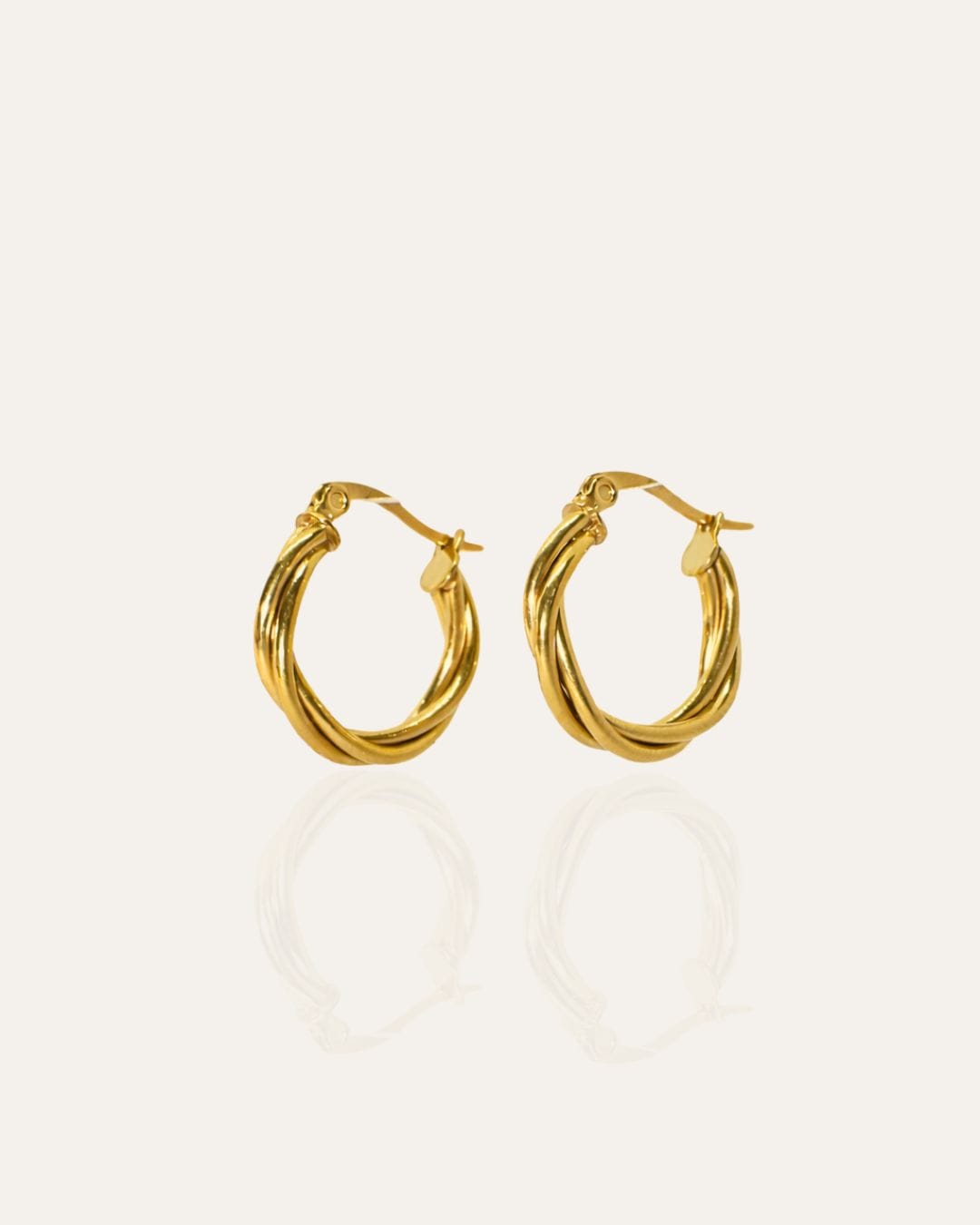 Freya Gold Hoop Earrings