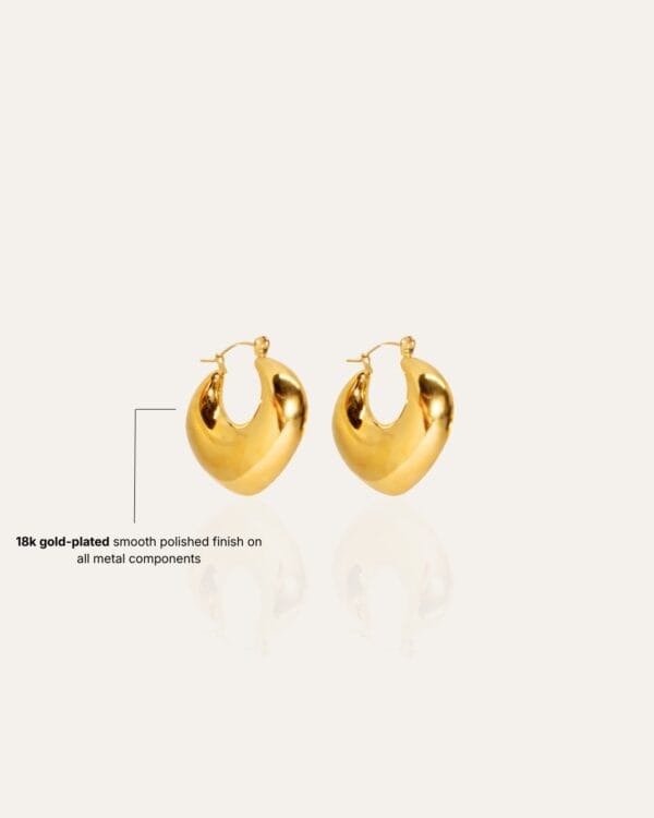 Isla 2 Isla Gold Hoop Earrings
