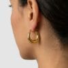 Maia Gold Hoop Earrings