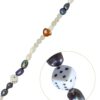 Men’s Pearl Bracelet with Black Pearls