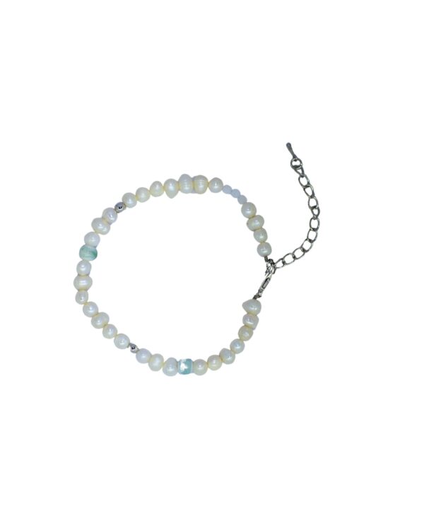 Men’s Pearl Bracelet with Jade