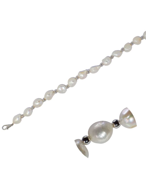 Men’s Baroque Bracelet with White Gold