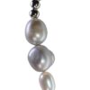 Men’s Pearl Necklace with White Gold Beads