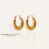 Maia Gold Hoop Earrings