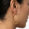 inara Inara Gold Hoop Earrings