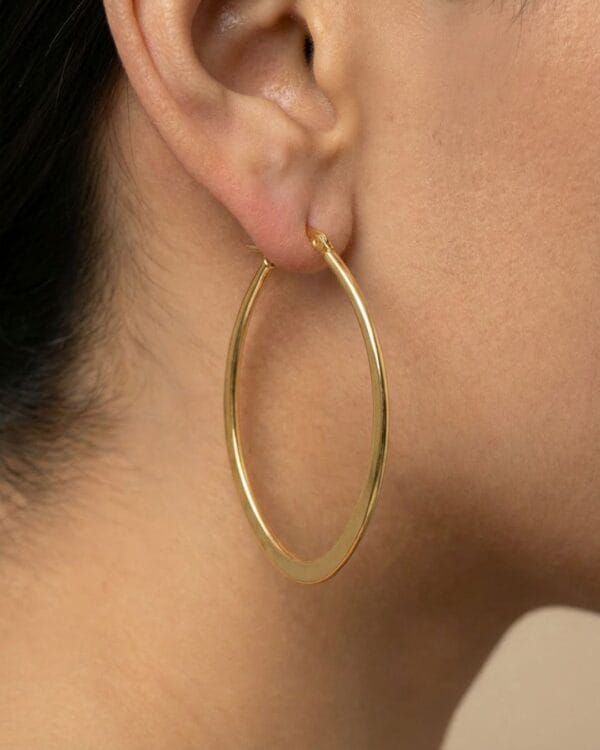 inara 2 Inara Gold Hoop Earrings