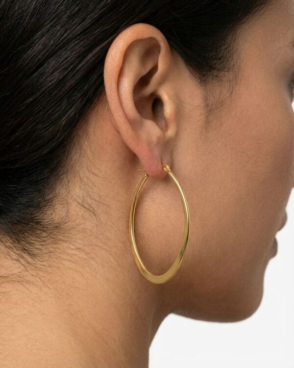 inara Inara Gold Hoop Earrings