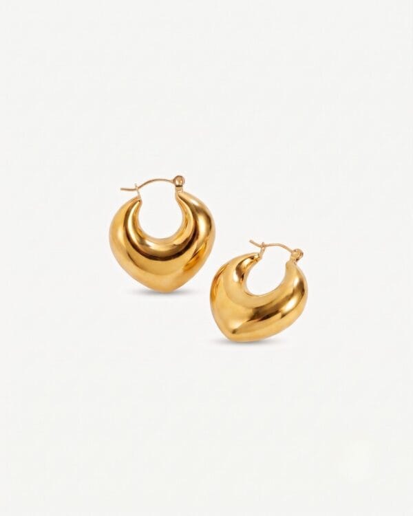 Isla Gold Hoop Earrings