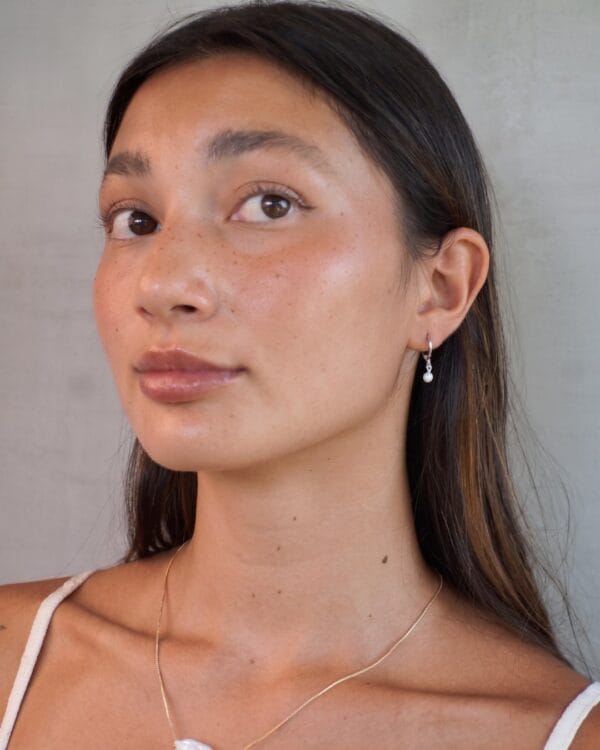 Silver Moon Earrings