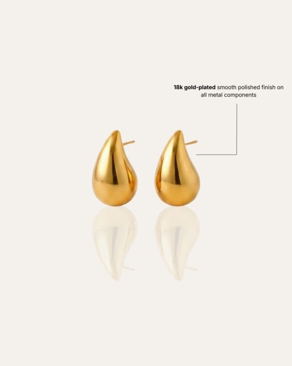 Noor Gold Stud Earrings