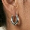 14 Maia Silver Hoop Earrings