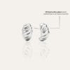 Claire Silver Stud Earrings