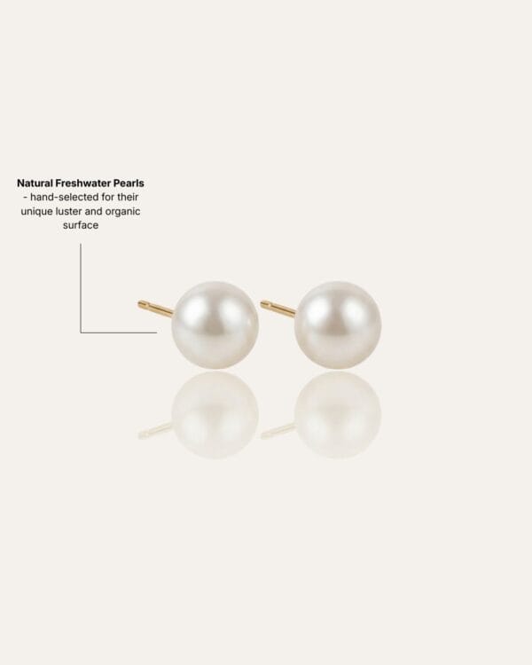 145 Pearl Studs Earrings