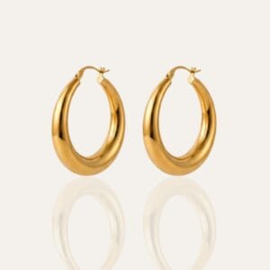 Ophelia Gold Hoop Earrings