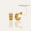 Ayla Gold Stud Earrings