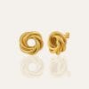 166 Nora Gold Stud Earrings