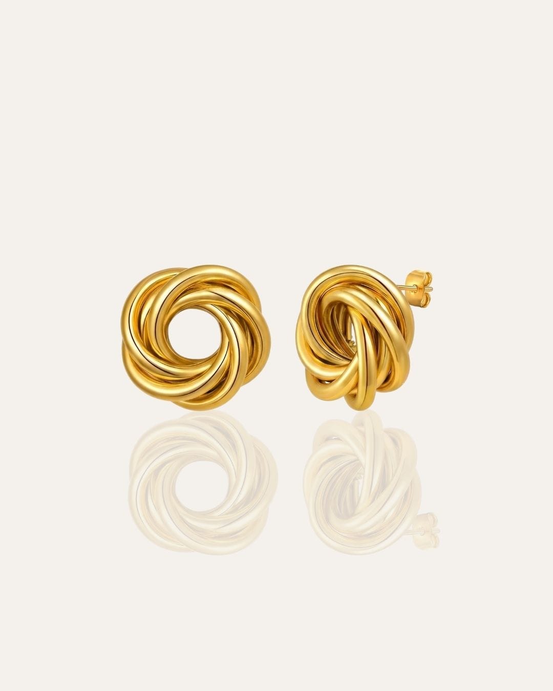 166 Nora Gold Stud Earrings