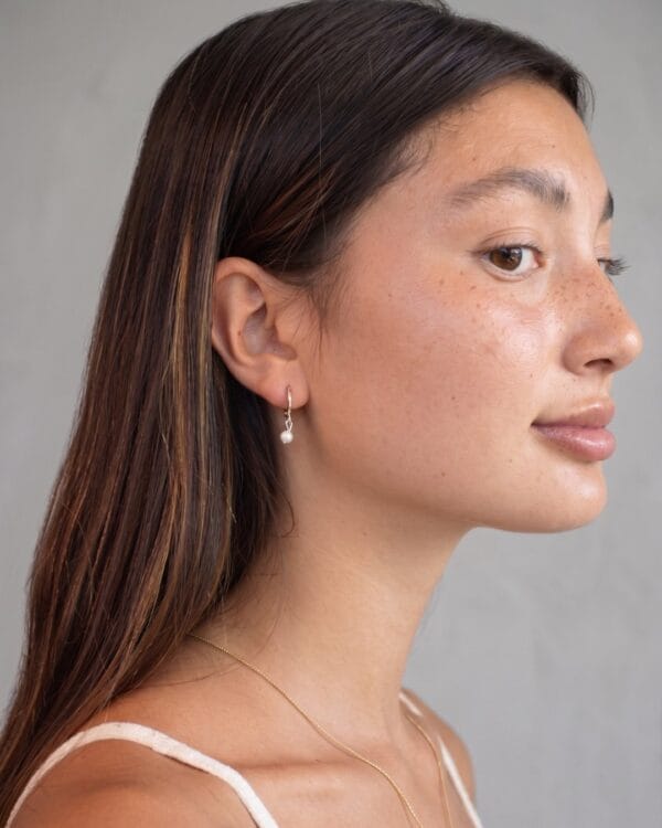 Silver Moon Earrings